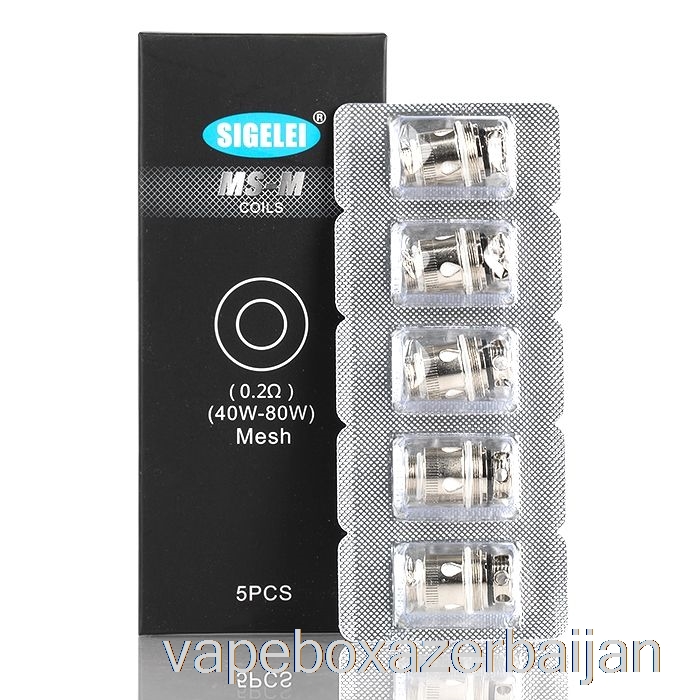 Vape Smoke Sigelei MS Replacement Coils 0.2ohm MS-M Mesh Coils